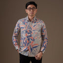 Alumon - Mandalas Kemeja Batik Pria Premium Lengan Panjang - Mandalas