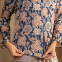Alyssa Amber - Mandalas Kebaya Kurung Batik Viscose Blouse Tunik Floral Wanita Modern Atasan Lebaran - Mandalas