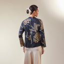 Alyssa Black – Mandalas Women's Kebaya Kurung Batik Viscose Blouse - Mandalas