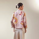 Alyssa Blush – Mandalas Women's Kebaya Kurung Batik Viscose Blouse - Mandalas