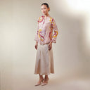 Alyssa Blush – Mandalas Women's Kebaya Kurung Batik Viscose Blouse - Mandalas