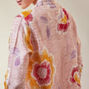 Alyssa Blush – Mandalas Women's Kebaya Kurung Batik Viscose Blouse - Mandalas