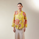 Alyssa Lime – Mandalas Women's Kebaya Kurung Batik Viscose Blouse - Mandalas