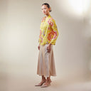 Alyssa Lime – Mandalas Women's Kebaya Kurung Batik Viscose Blouse - Mandalas