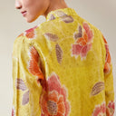 Alyssa Lime – Mandalas Women's Kebaya Kurung Batik Viscose Blouse - Mandalas