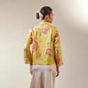 Alyssa Lime – Mandalas Women's Kebaya Kurung Batik Viscose Blouse - Mandalas