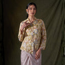 Alyssa - Mandalas Blouse Floral Atasan Batik Viscose Wanita Modern - Mandalas