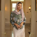 Alyssa - Mandalas Blouse Floral Atasan Batik Viscose Wanita Modern - Mandalas