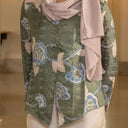 Alyssa Sage – Mandalas Women's Kebaya Kurung Batik Viscose Blouse - Mandalas