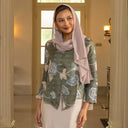 Alyssa Sage – Mandalas Women's Kebaya Kurung Batik Viscose Blouse - Mandalas