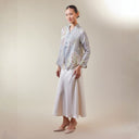 Alyssa Silver – Mandalas Women's Kebaya Kurung Batik Viscose Blouse - Mandalas