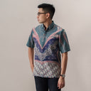 Ambara - Mandalas Kemeja Batik Pria Premium Lengan Pendek - Mandalas