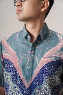 Ambara - Mandalas Kemeja Batik Pria Premium Lengan Pendek - Mandalas