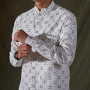 Amear - Mandalas Koko Kemeja Batik Pria Premium Lengan Panjang - Mandalas