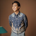 Amori - Mandalas Kemeja Batik Pria Premium Lengan Panjang - Mandalas