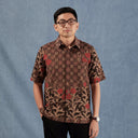 Ancana - Mandalas Kemeja Batik Pria Premium Lengan Pendek - Mandalas