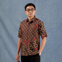 Ancana - Mandalas Kemeja Batik Pria Premium Lengan Pendek - Mandalas
