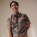 Anggara - Mandalas Kemeja Batik Pria Lengan Pendek - Mandalas