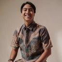 Anggara - Mandalas Kemeja Batik Pria Lengan Pendek - Mandalas