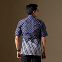 Anggavi - Mandalas Premium Men's Short Sleeve Batik Shirt - Mandalas