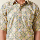 Anggulow - Mandalas Kemeja Batik Pria Premium Lengan Pendek - Mandalas