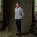 Anjane - Mandalas Koko Kemeja Batik Pria Premium Lengan Panjang - Mandalas