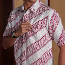 Anjara - Mandalas Kemeja Batik Pria Premium Lengan Pendek - Mandalas