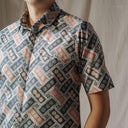 Anyam - Mandalas Kemeja Batik Pria Premium Lengan Pendek - Mandalas