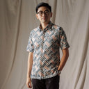 Anyam - Mandalas Kemeja Batik Pria Premium Lengan Pendek - Mandalas