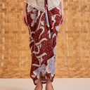 Anyelir Brown - Mandalas Women’s Premium Batik Wrap Skirt - Mandalas
