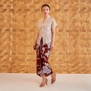 Anyelir Brown - Mandalas Women’s Premium Batik Wrap Skirt - Mandalas