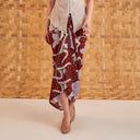 Anyelir Brown - Mandalas Women’s Premium Batik Wrap Skirt - Mandalas