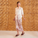 Anyelir Lilac - Mandalas Women’s Premium Batik Wrap Skirt - Mandalas