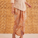 Anyelir Salmon - Mandalas Women’s Premium Batik Wrap Skirt - Mandalas