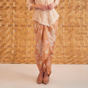 Anyelir Salmon - Mandalas Women’s Premium Batik Wrap Skirt - Mandalas