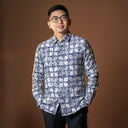 Arabica - Mandalas Kemeja Batik Pria Premium Lengan Panjang - Mandalas