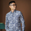 Arabica - Mandalas Kemeja Batik Pria Premium Lengan Panjang - Mandalas