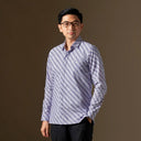 Araci - Mandalas Premium Men’s Long Sleeve Batik Shirt - Mandalas