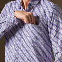 Araci - Mandalas Premium Men’s Long Sleeve Batik Shirt - Mandalas
