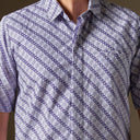 Araci - Mandalas Premium Men’s Short Sleeve Batik Shirt - Mandalas
