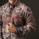 Arakan - Mandalas Kemeja Batik Pria Premium Lengan Panjang - Mandalas