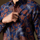 Artanti - Mandalas Premium Men’s Long Sleeve Batik Shirt - Mandalas