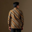 Arunwaru - Mandalas Premium Men’s Long Sleeve Batik Shirt - Mandalas