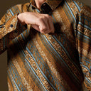 Arunwaru - Mandalas Premium Men’s Long Sleeve Batik Shirt - Mandalas