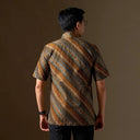 Arunwaru - Mandalas Premium Men’s Short Sleeve Batik Shirt - Mandalas