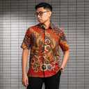 Asoka - Mandalas Kemeja Batik Pria Premium Lengan Pendek - Mandalas