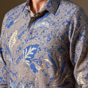 Astera - Mandalas Premium Men’s Long Sleeve Batik Shirt - Mandalas