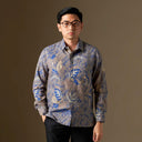 Astera - Mandalas Premium Men’s Long Sleeve Batik Shirt - Mandalas