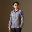 Astera - Mandalas Premium Men’s Long Sleeve Batik Shirt - Mandalas