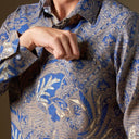 Astera - Mandalas Premium Men’s Long Sleeve Batik Shirt - Mandalas